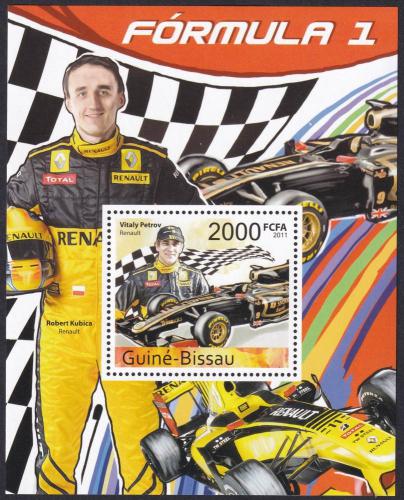 Potovn znmka Guinea-Bissau 2011 Formule 1 Mi# Block 931 Kat 8