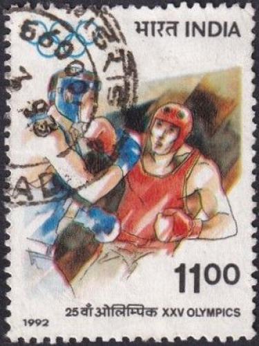 Potovn znmka Indie 1992 Box, LOH Barcelona Mi# 1359