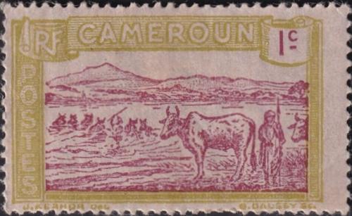 Potovn znmka Kamerun 1925 Pastva 1B Mi# 69