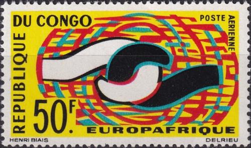 Potovn znmka Kongo 1965 EUROPAFRIQUE Mi# 63