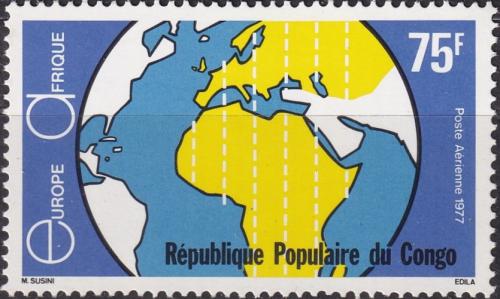 Potovn znmka Kongo 1977 EUROPAFRIQUE Mi# 569