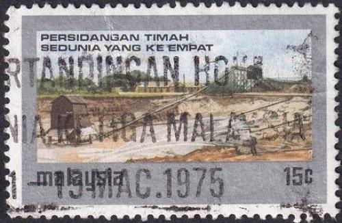 Potovn znmka Malajsie 1974 Tba zinku Mi# 124