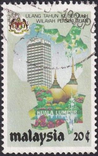 Potovn znmka Malajsie 1984 Kuala Lumpur Mi# 275