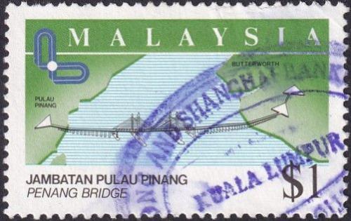 Potovn znmka Malajsie 1985 Most Penang Mi# 313 Kat 5.50