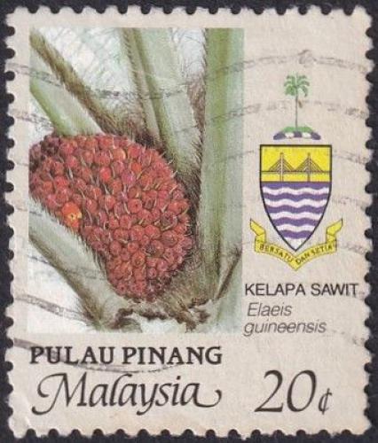 Potovn znmka Malajsie Pulau Pinang 1986 Palmov olej Mi# 99