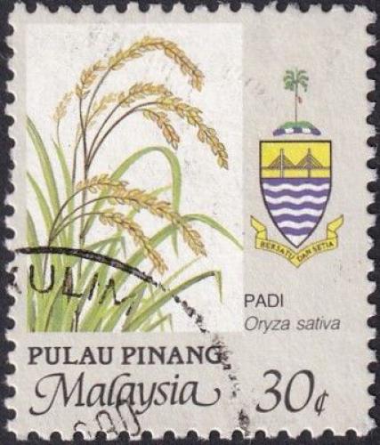 Potovn znmka Malajsie Pulau Pinang 1986 Re Mi# 100