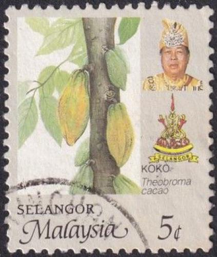 Potovn znmka Malajsie Selangor 1986 Kakao Mi# 131