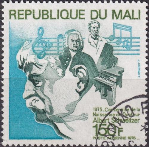 Potovn znmka Mali 1975 Albert Schweitzer Mi# 470