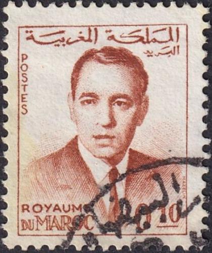 Potovn znmka Maroko 1962 Krl Hassan II. 1B Mi# 492