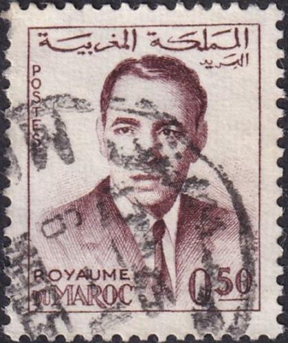 Potovn znmka Maroko 1962 Krl Hassan II. 1B Mi# 499 - zvtit obrzek