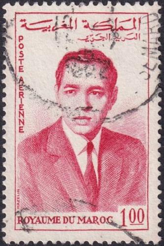 Potovn znmka Maroko 1962 Krl Hassan II. Mi# 481