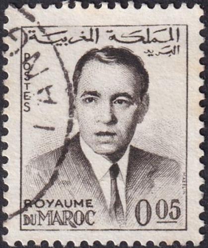 Potovn znmka Maroko 1962 Krl Hassan II. Mi# 491