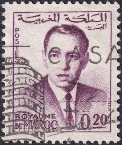 Potovn znmka Maroko 1962 Krl Hassan II. Mi# 494