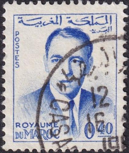 Potovn znmka Maroko 1965 Krl Hassan II. 1A Mi# 498