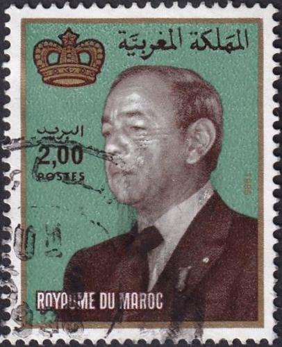 Potovn znmka Maroko 1995 Krl Hassan II. Mi# 1013 II 1A Kat 10