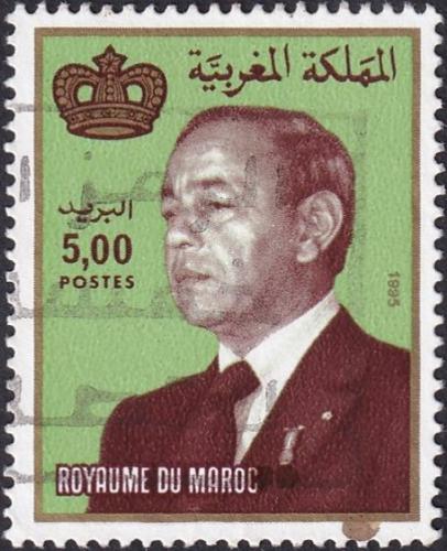 Potovn znmka Maroko 1995 Krl Hassan II. Mi# 1015 II Kat 10