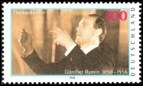 Potovn znmka Nmecko 1998 Gnther Ramin, dirigent Mi# 2020