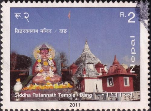 Potovn znmka Nepl 2011 Siddha Ratannath Temple Mi# 1028