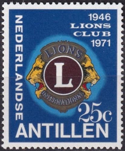 Potovn znmka Nizozemsk Antily 1971 Lions Intl., 25. vro Mi# 229