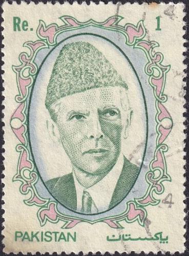 Potovn znmka Pkistn 1989 Mohammed Ali Jinnah Mi# 752