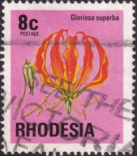 Potovn znmka Rhodsie, Zimbabwe 1976 Gloriza vzneen Mi# 175