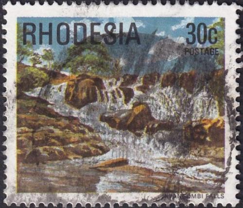 Potovn znmka Rhodsie, Zimbabwe 1978 Vodopdy Inyangombi Mi# 218