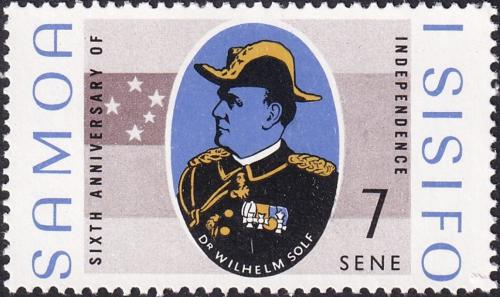 Potovn znmka Samoa 1968 Wilhelm Solf, nmeck politik Mi# 167