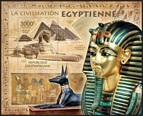 Potovn znmka SAR 2012 Egyptsk kultura Mi# Block 928 Kat 14
