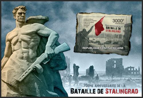 Potovn znmka SAR 2013 Bitva u Stalingradu, 70. vro Mi# Block 1031 Kat 14