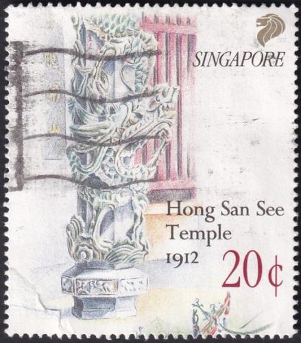 Potovn znmka Singapur 1991 Chrm Hong-San-See Mi# 619