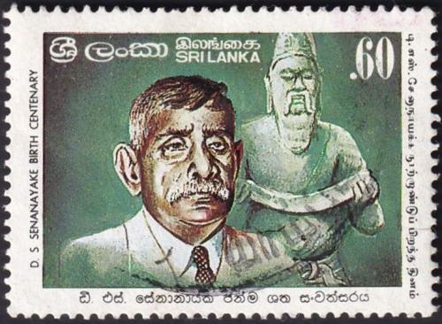 Potovn znmka Sr Lanka 1984 Don Stephen Senanayake, politik Mi# 681