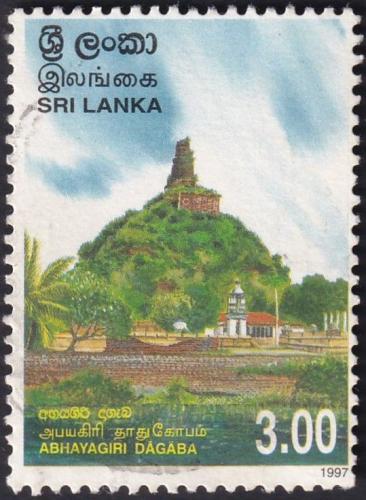 Potovn znmka Sr Lanka 1997 Chrm Abhayagiri Dagaba Mi# 1138