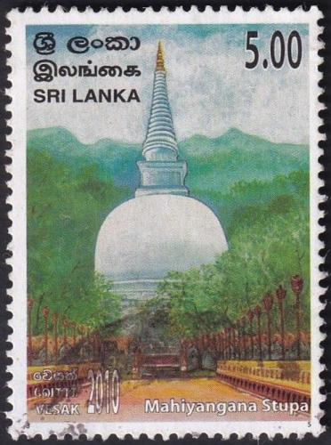 Potovn znmka Sr Lanka 2010 Chrm Mahiyanganaya Mi# 1781