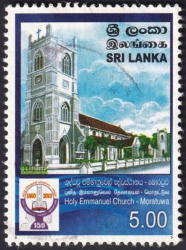 Potovn znmka Sr Lanka 2010 Kostel v Moratuwa Mi# 1820