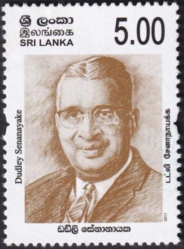 Potovn znmka Sr Lanka 2011 Dudley Senanayake, premir Mi# 1865