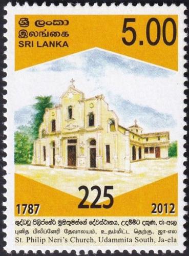 Potovn znmka Sr Lanka 2012 Kostel Philipp-Neri Mi# 1898