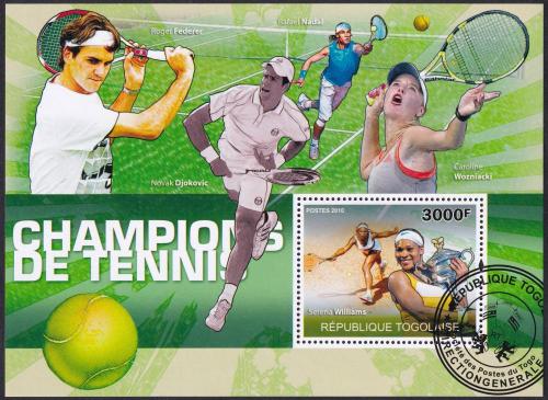 Potovn znmka Togo 2010 Tenis 1B Mi# Block 535 Kat 12