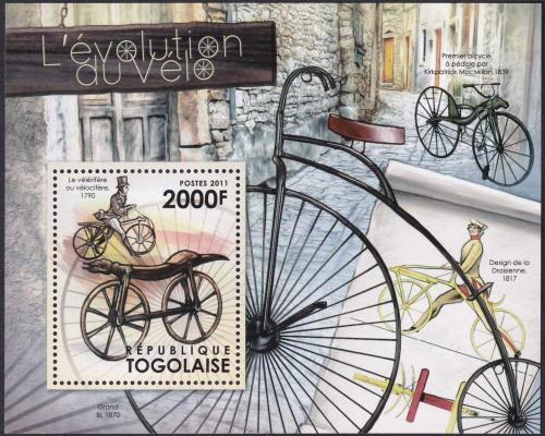 Potovn znmka Togo 2012 Historie cyklistiky Mi# Block 682 Kat 8