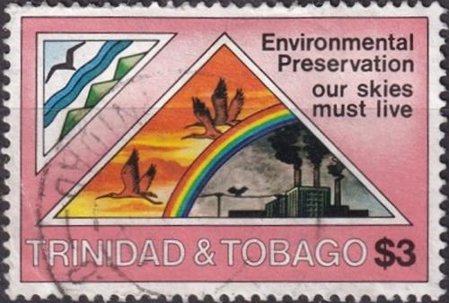 Potovn znmka Trinidad a Tobago 1981 Ochrana ivotnho prosted Mi# 434