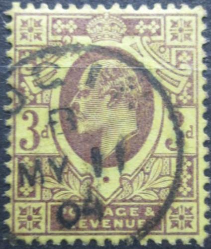 Potovn znmka Velk Britnie 1902 Krl Edward VII. 1C Mi# 108 A