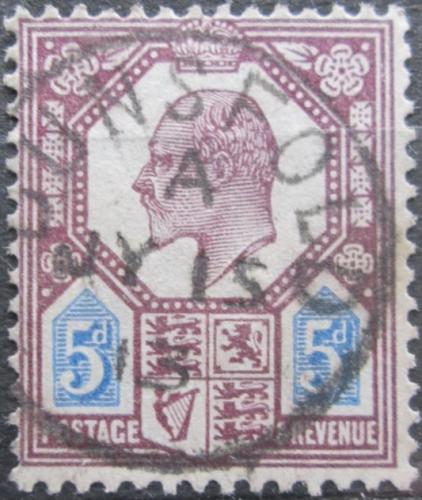 Potovn znmka Velk Britnie 1902 Krl Edward VII. 1C Mi# 110 A Kat 8