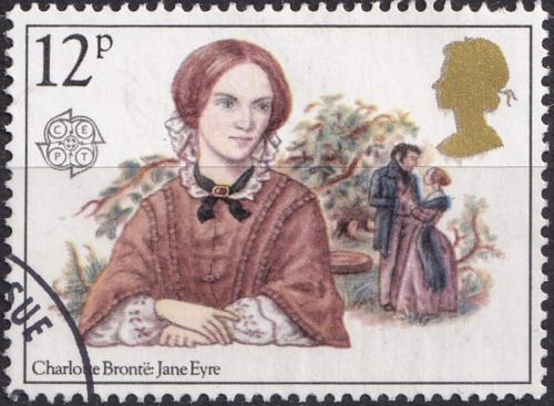 Potovn znmka Velk Britnie 1980 Charlotte Bront Mi# 841