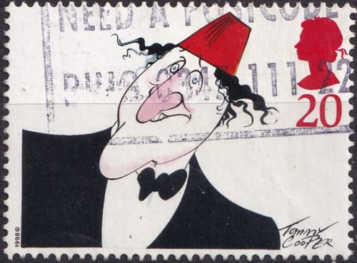 Potovn znmka Velk Britnie 1998 Tommy Cooper, komik Mi# 1749