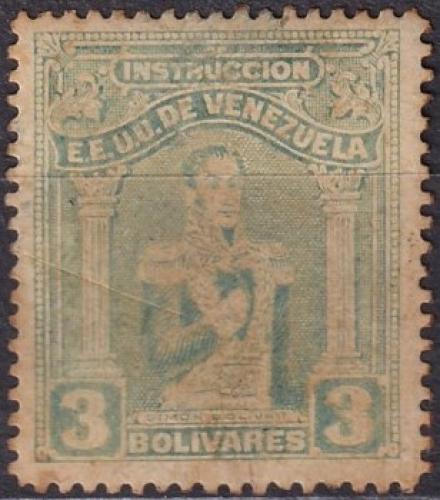 Potovn znmka Venezuela 1914 Simn Bolvar, kolkovac Mi# 113