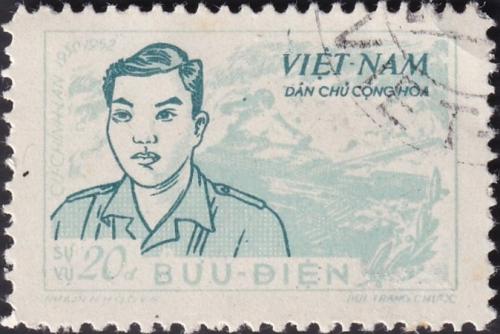 Potovn znmka Vietnam 1956 Cu Chinh Lan, sluebn Mi# 10