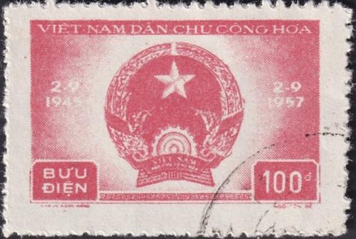 Potovn znmka Vietnam 1957 Vro republiky Mi# 62