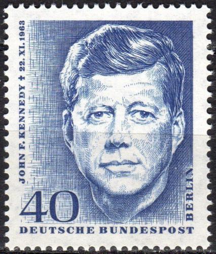 Potovn znmka Zpadn Berln 1964 Prezident J. F. Kennedy Mi# 241