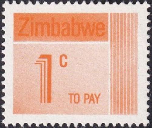 Potovn znmka Zimbabwe 1985 Doplatn Mi# 21