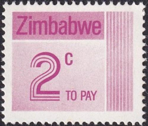 Potovn znmka Zimbabwe 1985 Doplatn Mi# 22