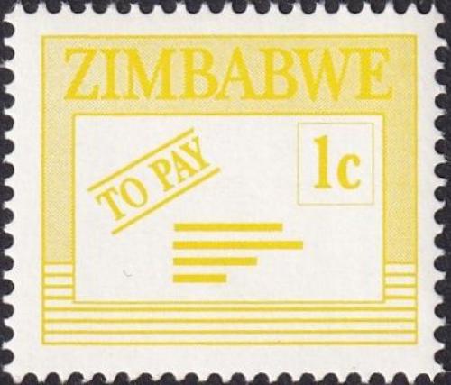 Potovn znmka Zimbabwe 1995 Doplatn Mi# 27